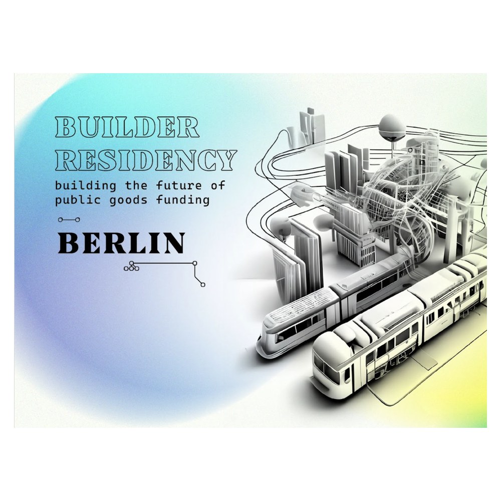 Berlin Builder Residency 2023 poster