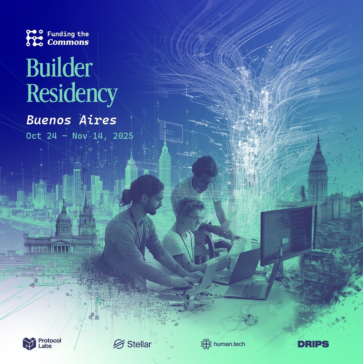 Buenos Aires Builder Residency 2025 poster