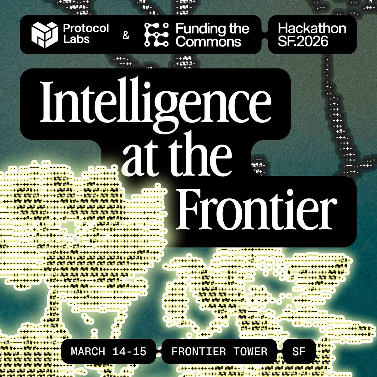 Intelligence at the Frontier Hackathon poster