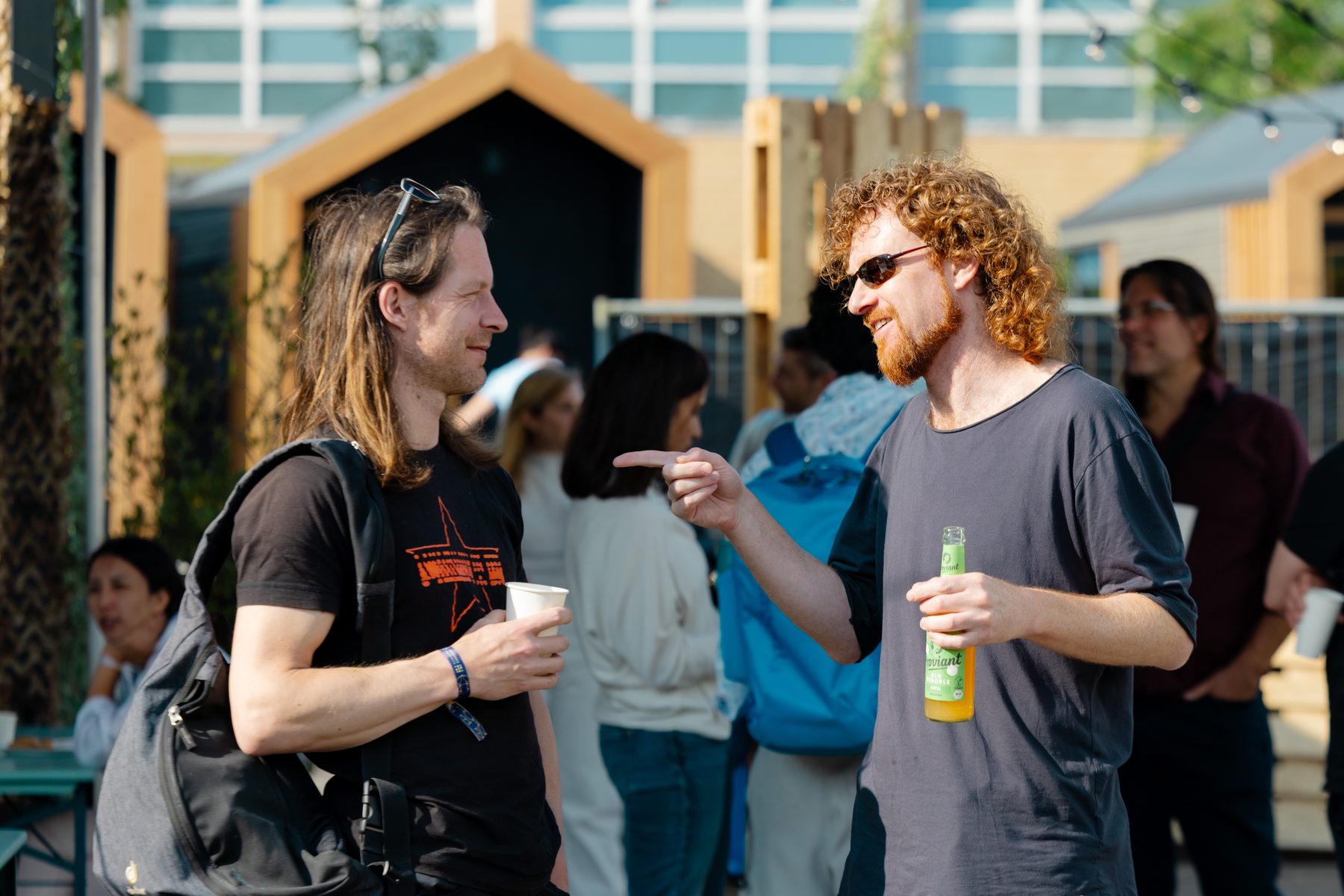 Conversations in the garden at the Berlin Forum 2025